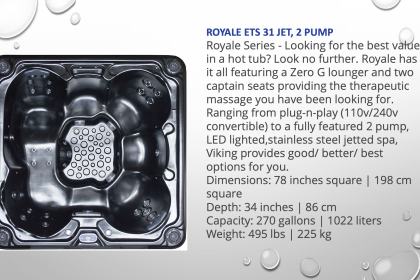 Royale ETS 31 Jet, 2 Pump